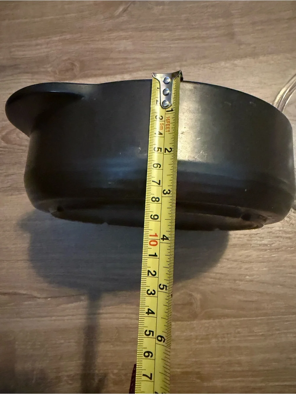 Pampered Chef Black Casserole with Clear Glass Lid